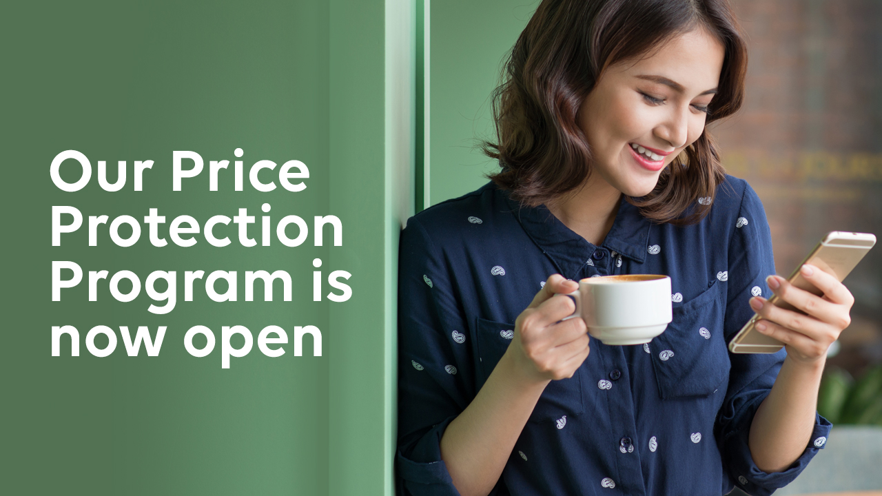 Our Price Protection Program is now open Mobile