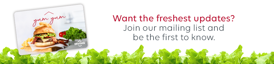 Sign up for our mailing list to receive the latest updates and offers.