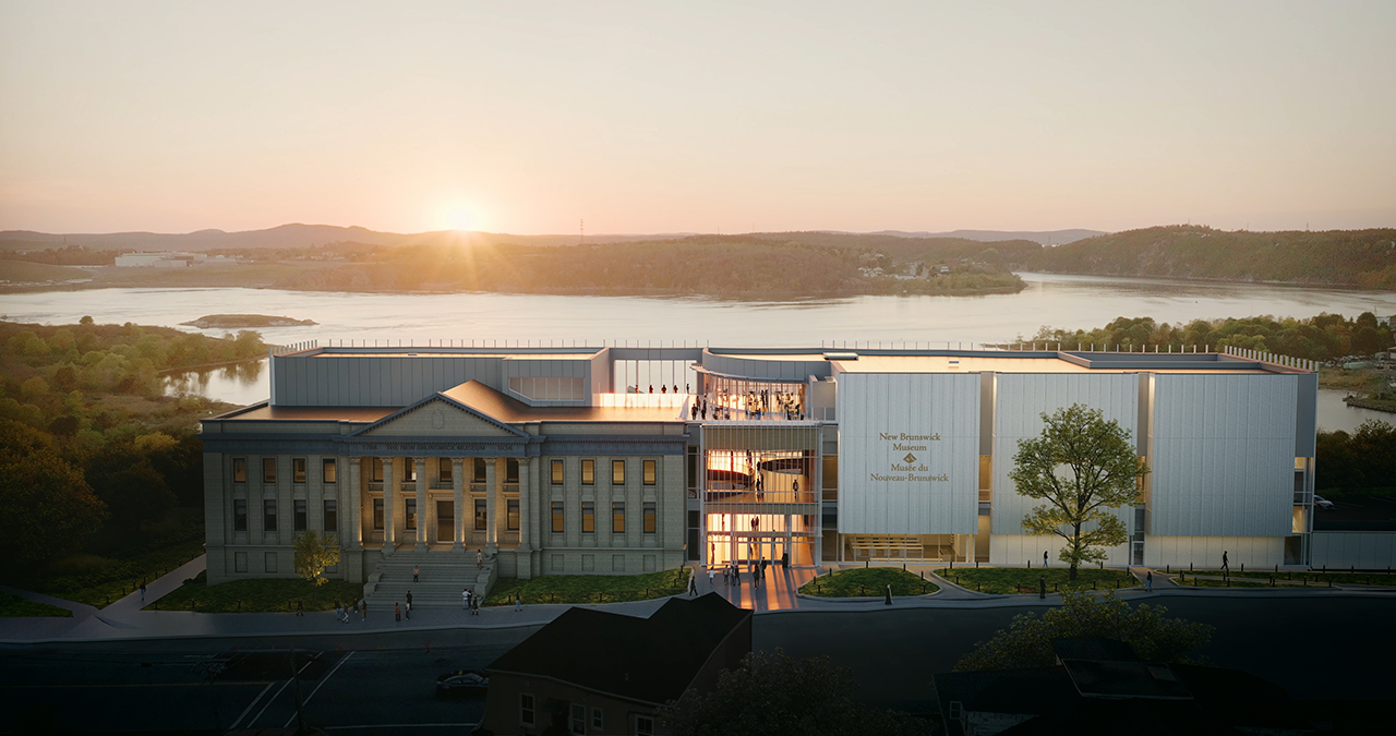 Rendering of the New Brunswick Museum project.